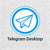 Telegram Desktop 页脚 Logo