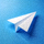Telegram官方Logo - 纸飞机图标
