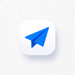 Telegram Desktop 官方蓝色纸飞机 Logo